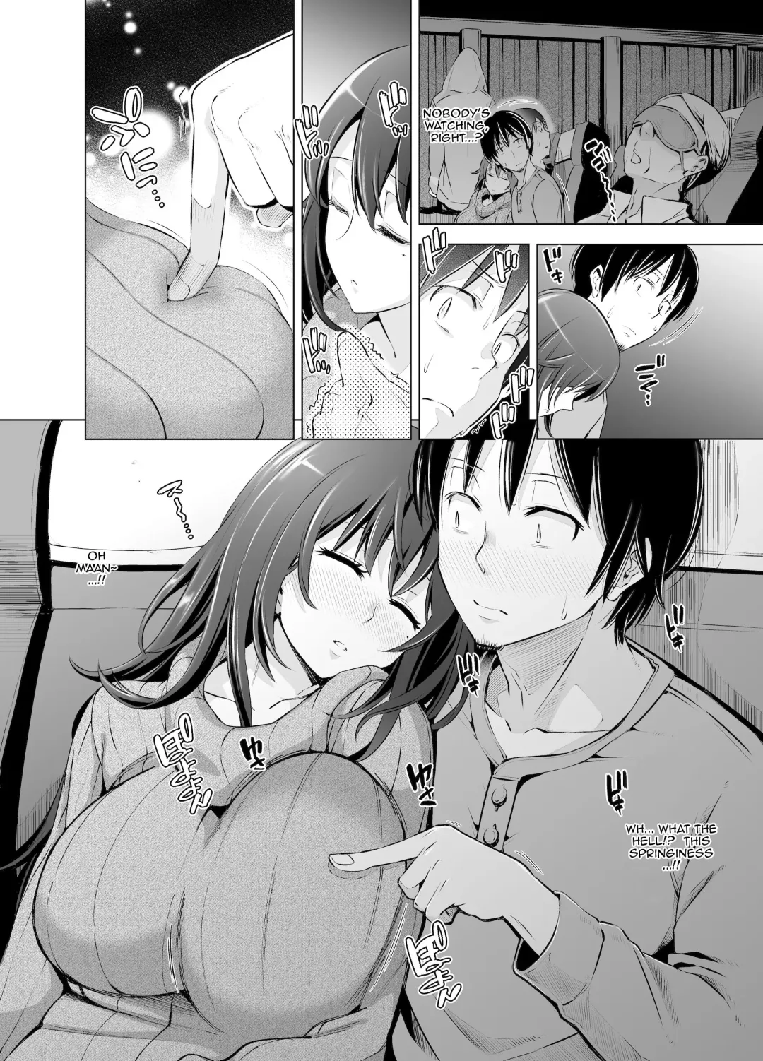 [Kazuwo Daisuke] Yakou Bus de Tonariawaseta Kyonyuu JD ni Itazura shitetara Saigo made Ikechatta Ken. | The Case Of Groping a Big Breasted College Girl On a Night Train Until She Came Fhentai - Page 5