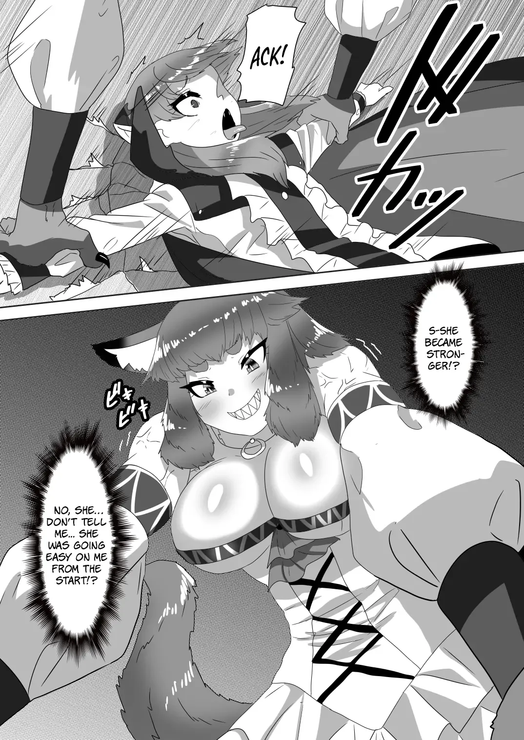 [Apacchi] Shota Kyuuketsuki to Ikenie no Futanari Ookamihime | Vampire Shota and Sacrificial Futanari She-Werewolf Fhentai - Page 13