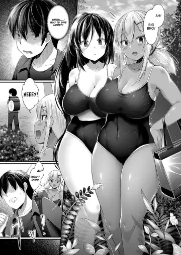 [Kotoba Ai] Hitori Camp o Shite itara Kuro Gal JK na Imouto to Imouto no Tomodachi ga Rannyuu shite kita Kekka Zenpen Fhentai - Page 5