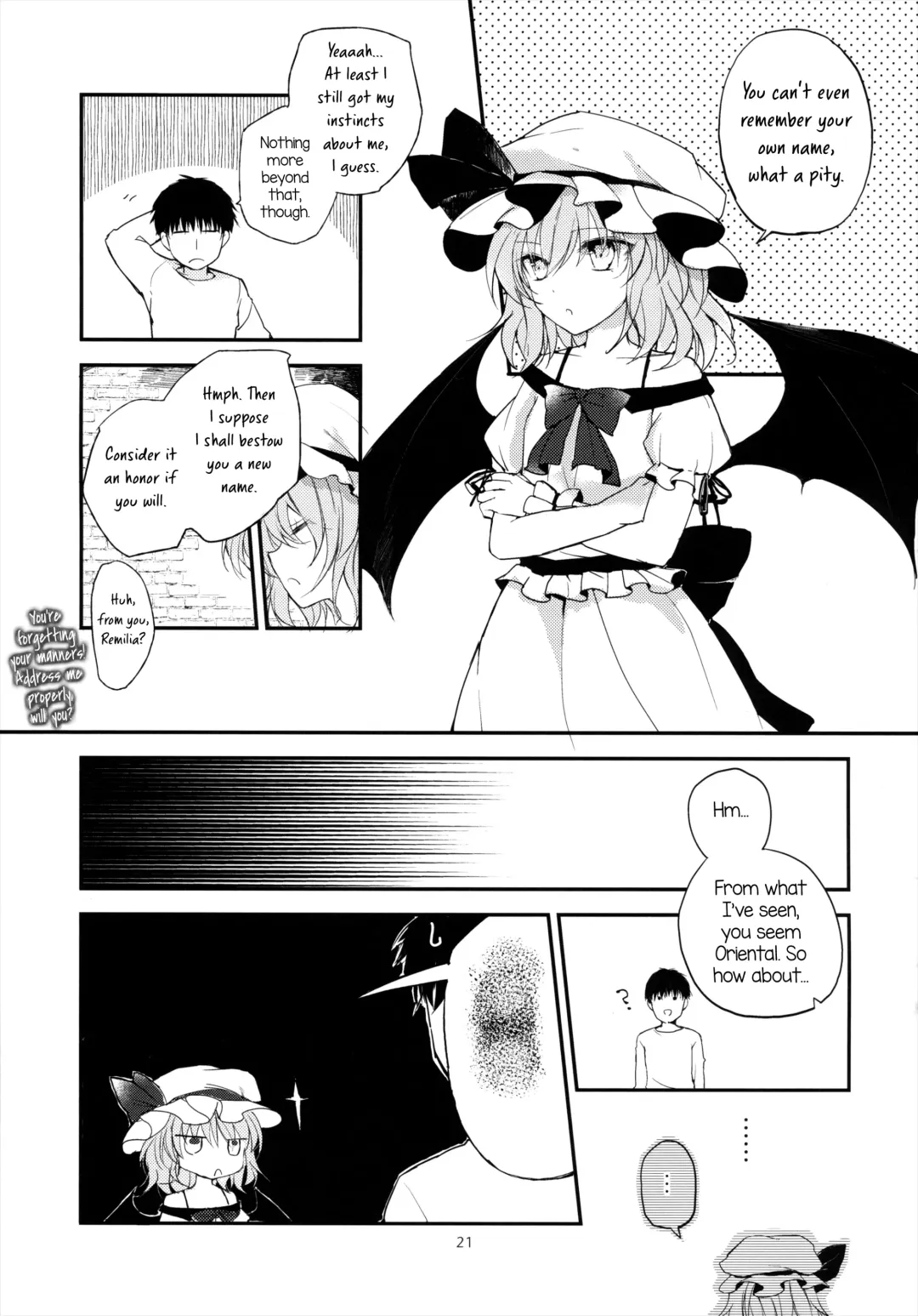 [Nadzuka] Koumakyou Shojo Kyuuketsuki Gensoutan | The Embodiment of Scarlet Devil ~A Virgin Vampire's Fantasy Fhentai - Page 21