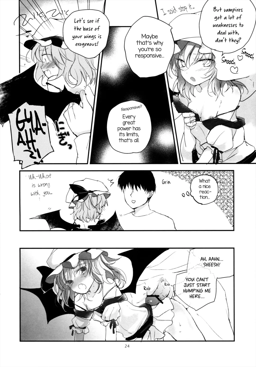 [Nadzuka] Koumakyou Shojo Kyuuketsuki Gensoutan | The Embodiment of Scarlet Devil ~A Virgin Vampire's Fantasy Fhentai - Page 24