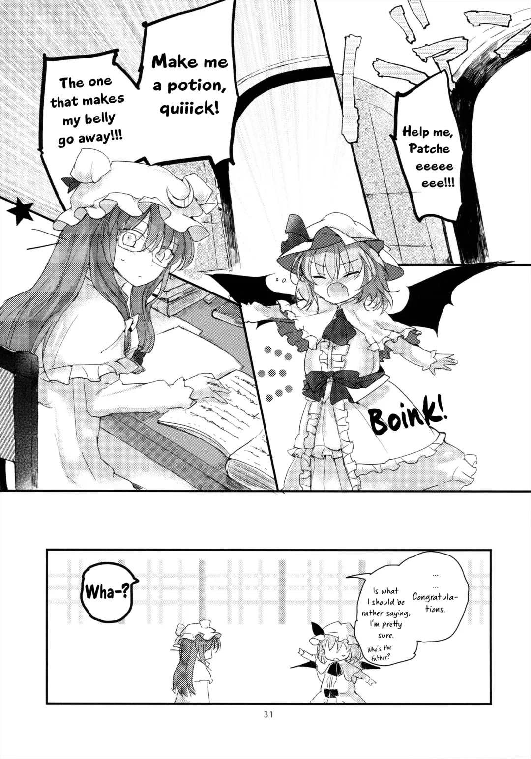 [Nadzuka] Koumakyou Shojo Kyuuketsuki Gensoutan | The Embodiment of Scarlet Devil ~A Virgin Vampire's Fantasy Fhentai - Page 31