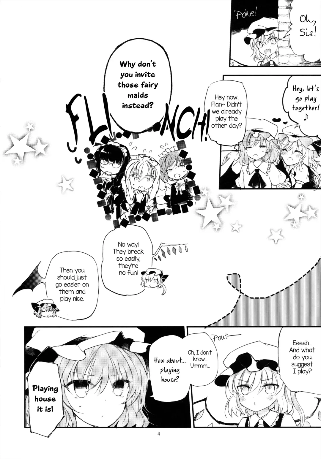 [Nadzuka] Koumakyou Shojo Kyuuketsuki Gensoutan | The Embodiment of Scarlet Devil ~A Virgin Vampire's Fantasy Fhentai - Page 4