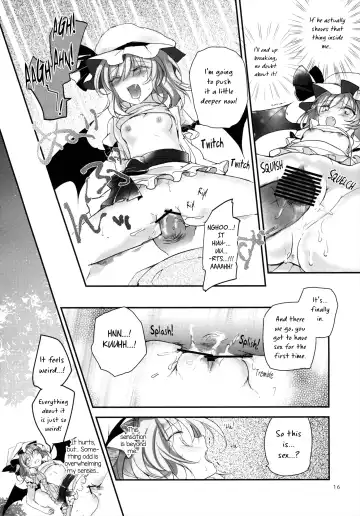[Nadzuka] Koumakyou Shojo Kyuuketsuki Gensoutan | The Embodiment of Scarlet Devil ~A Virgin Vampire's Fantasy Fhentai - Page 16