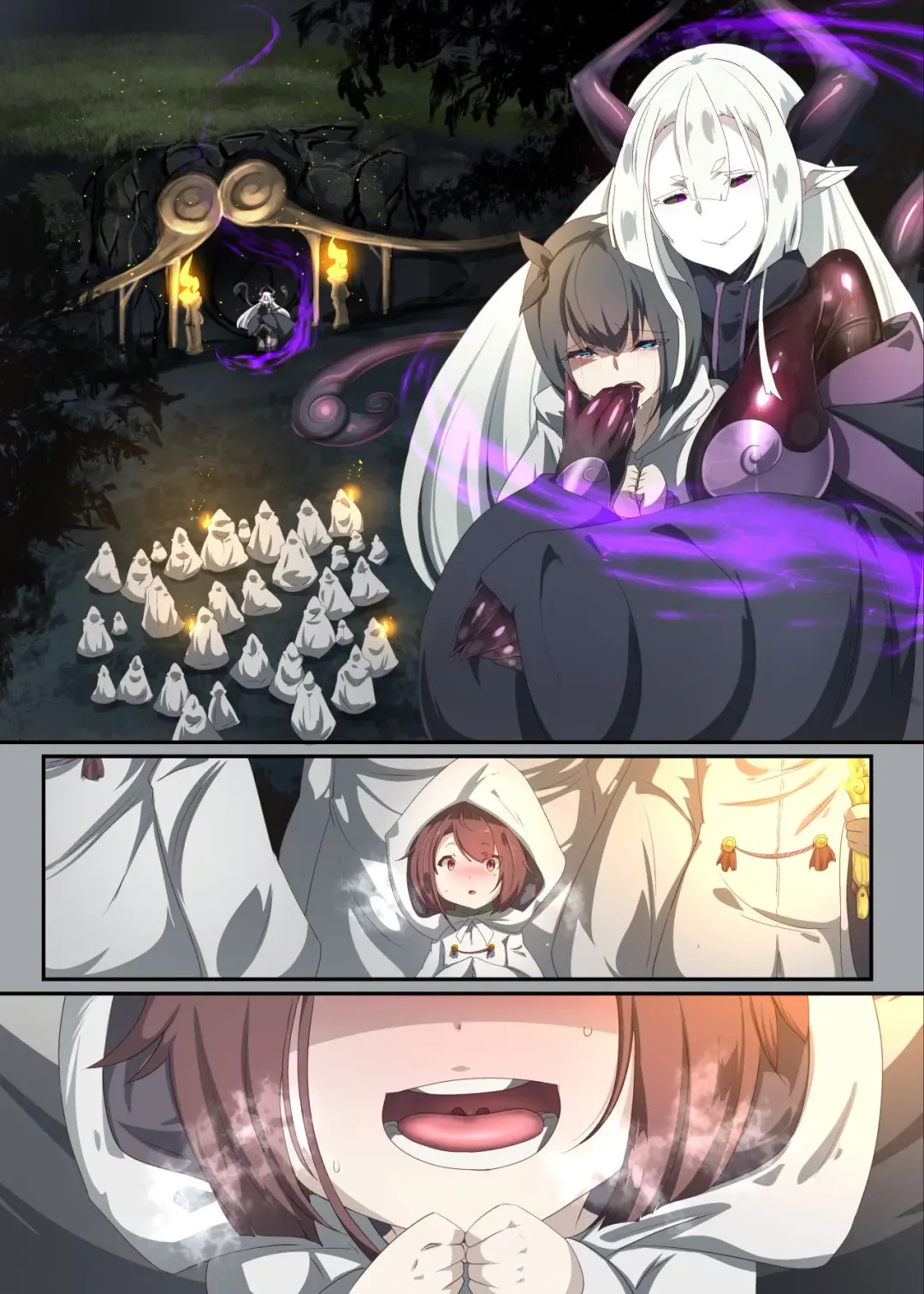 Midara na Watashi ga Jingaika shite Ingami-sama no Shimobe ni Naru Manga -Shirohada no Sasoi- Fhentai - Page 69