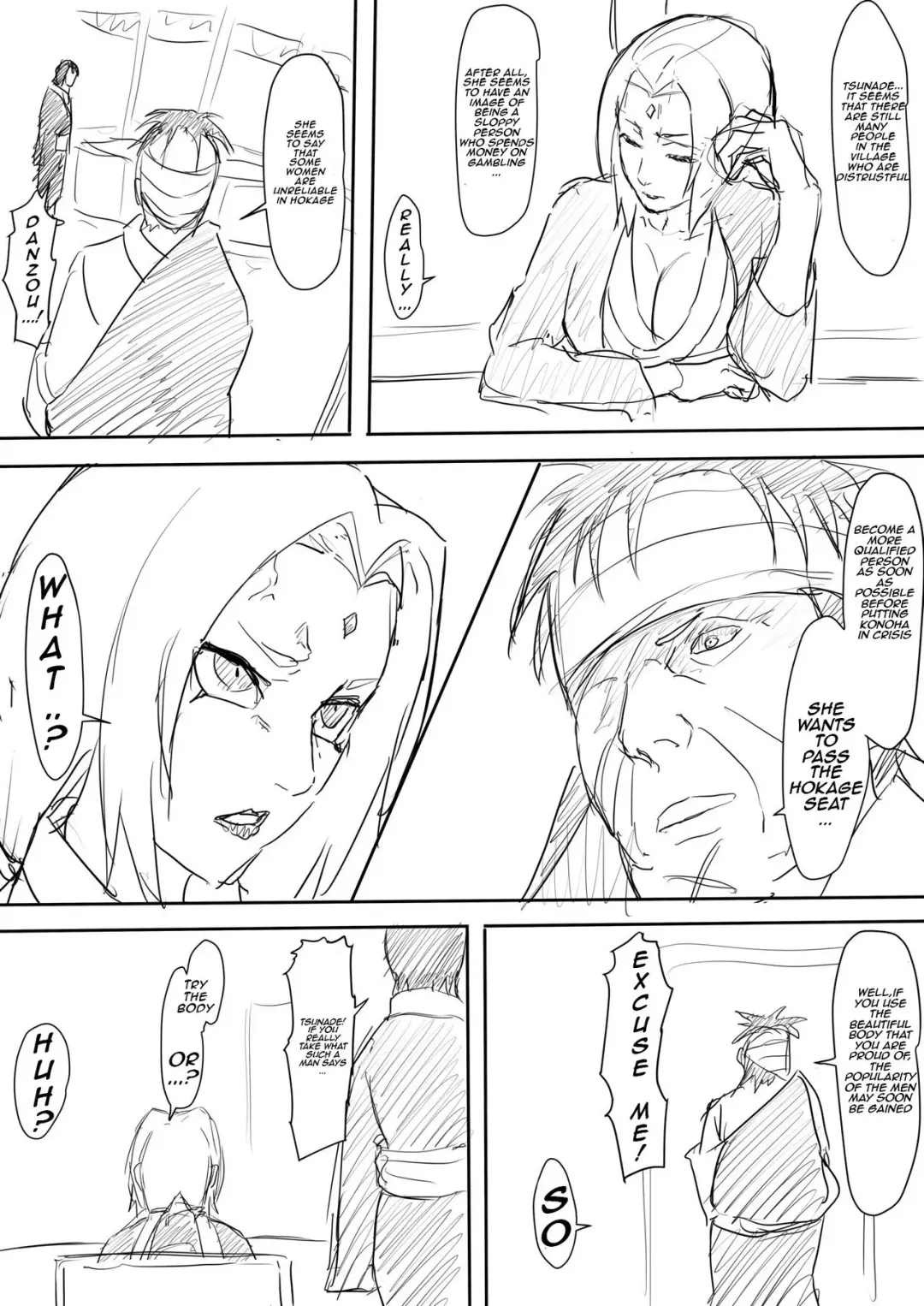 [Iwao] Danzou X Tsunade Fhentai - Page 1