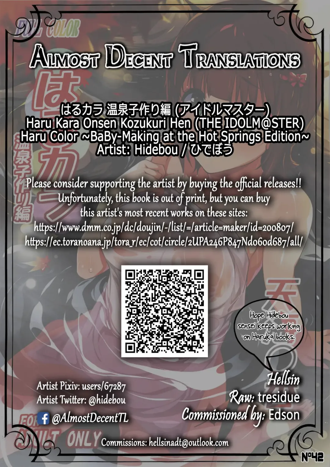 [Hidebou] Haru Kara Onsen Kozukuri Hen | Haru Color ~Baby-Making at the Hot Springs Edition~ Fhentai - Page 17