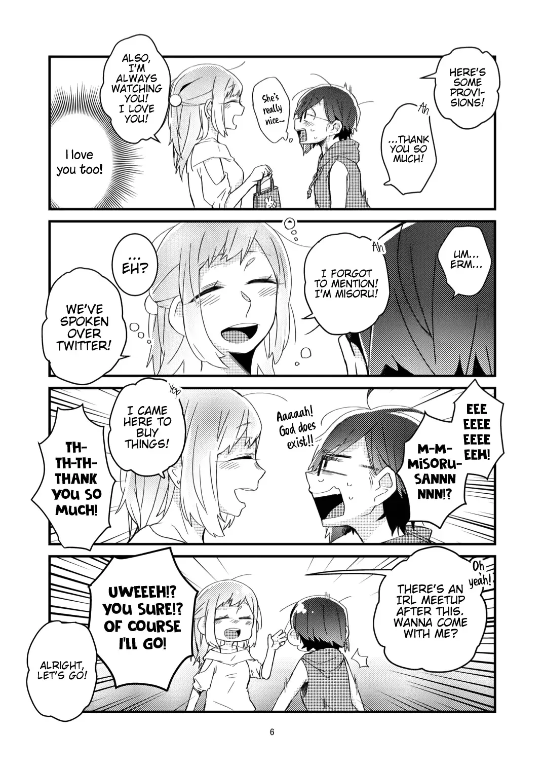 [Suzuki Senpai] Akogare no Yuri Eshi-san to Off-Pako Shitatta wwwww | I Had IRL Sex with the Yuri Artist I Admire wwwww Fhentai - Page 4