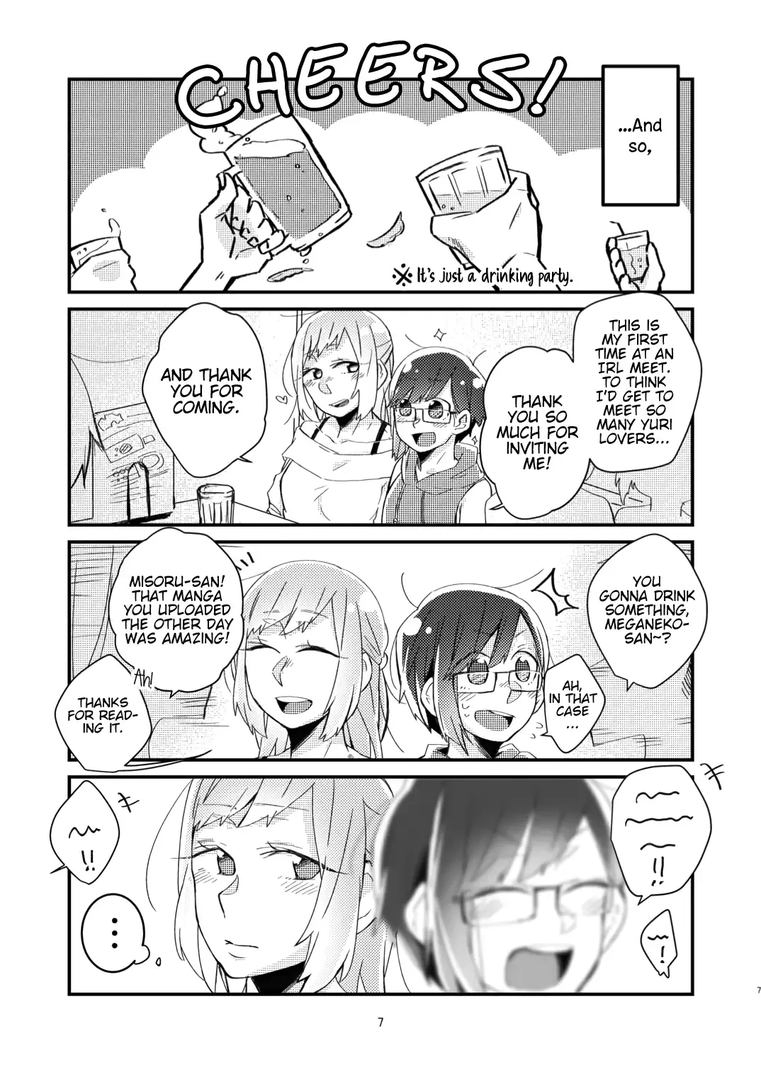 [Suzuki Senpai] Akogare no Yuri Eshi-san to Off-Pako Shitatta wwwww | I Had IRL Sex with the Yuri Artist I Admire wwwww Fhentai - Page 5