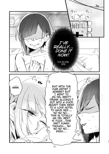 [Suzuki Senpai] Akogare no Yuri Eshi-san to Off-Pako Shitatta wwwww | I Had IRL Sex with the Yuri Artist I Admire wwwww Fhentai - Page 20