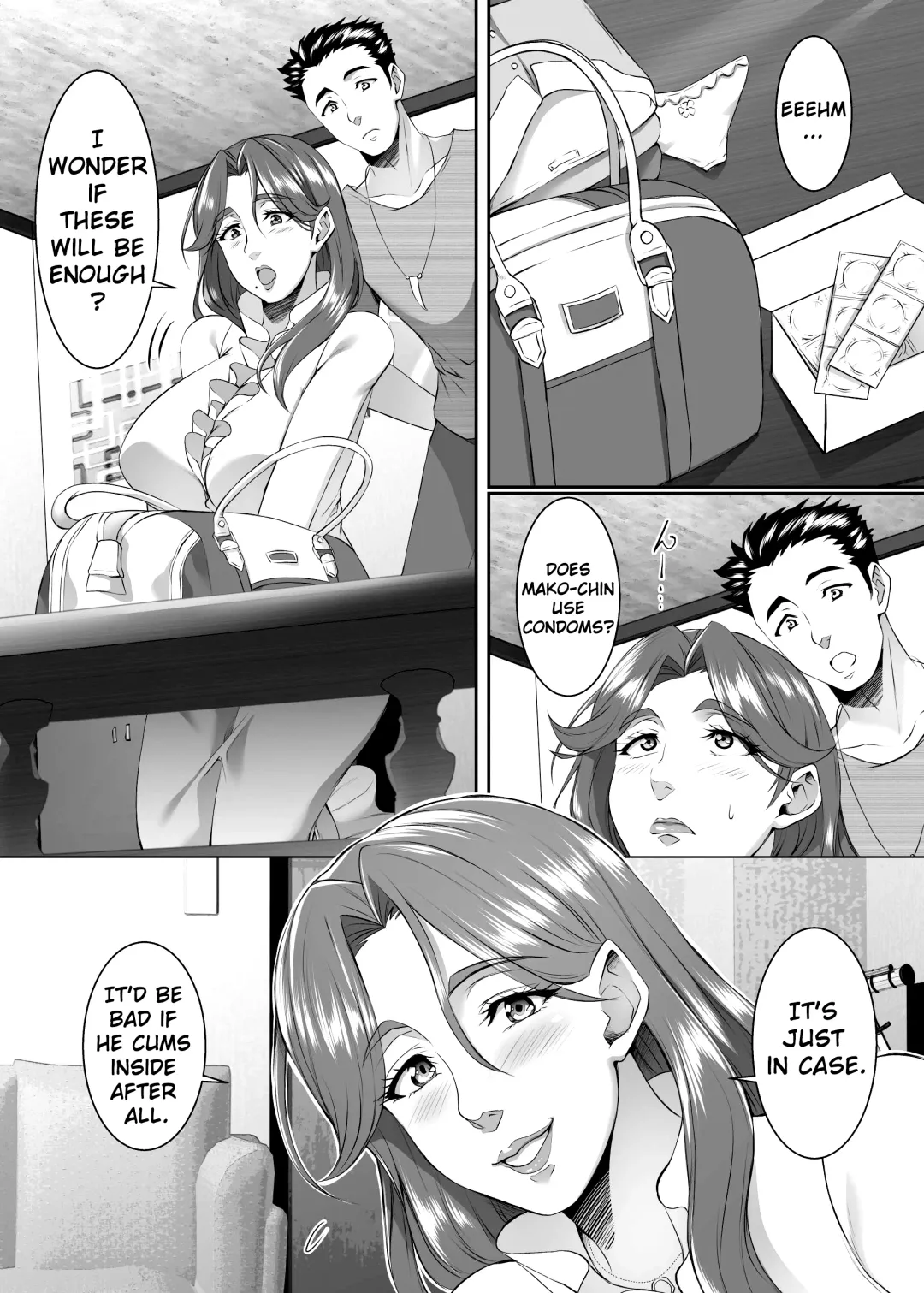 [Eguchi Chibi - Nintai Akira] Omae no Kaa-chan, Ii Onna da yo na. | Your Mom's A Fine Woman, Huh? Ch. 8 Fhentai - Page 3