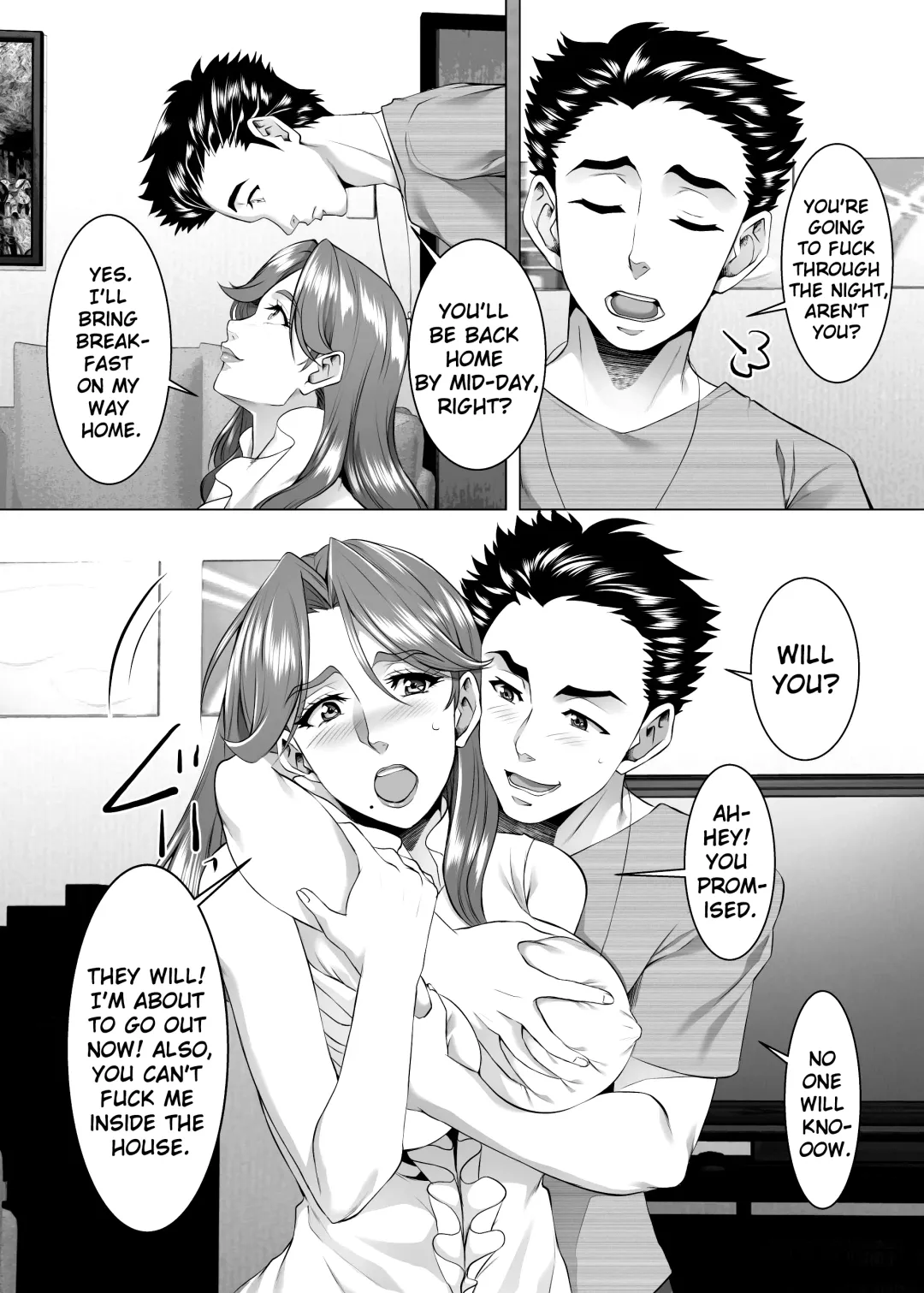[Eguchi Chibi - Nintai Akira] Omae no Kaa-chan, Ii Onna da yo na. | Your Mom's A Fine Woman, Huh? Ch. 8 Fhentai - Page 4