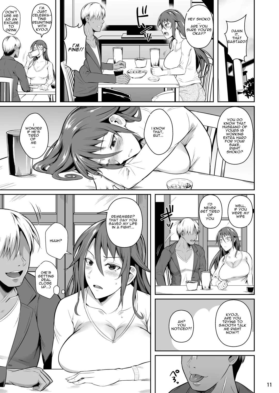 [Fuetakishi] Ana Zuma 3: Motoyan Osanazuma ga Ochita Wake | Wife's Holes 3: The Fall of a Young Ex-Yankee Wife Fhentai - Page 12