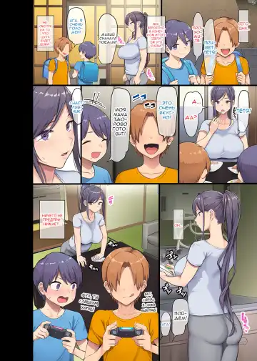 [Meme50 - Ohkami Ryosuke] Kyonyuu Miboujin To Musuko No Waruui Otomodachi Honpen Rensai Fhentai - Page 29