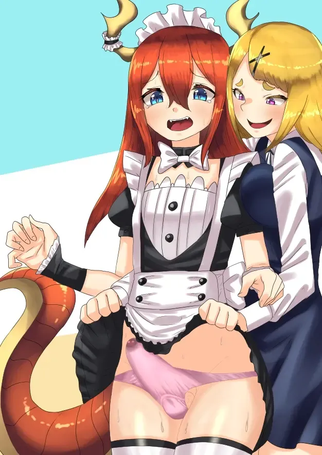 [Apacchi] Futanari Ojou-sama ni Hirowareta Ryuujin Otokonoko Maid Fhentai - Page 2