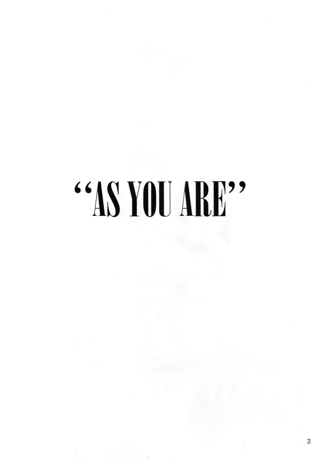 [Aoyama Reo] "As You Are" Fhentai - Page 2