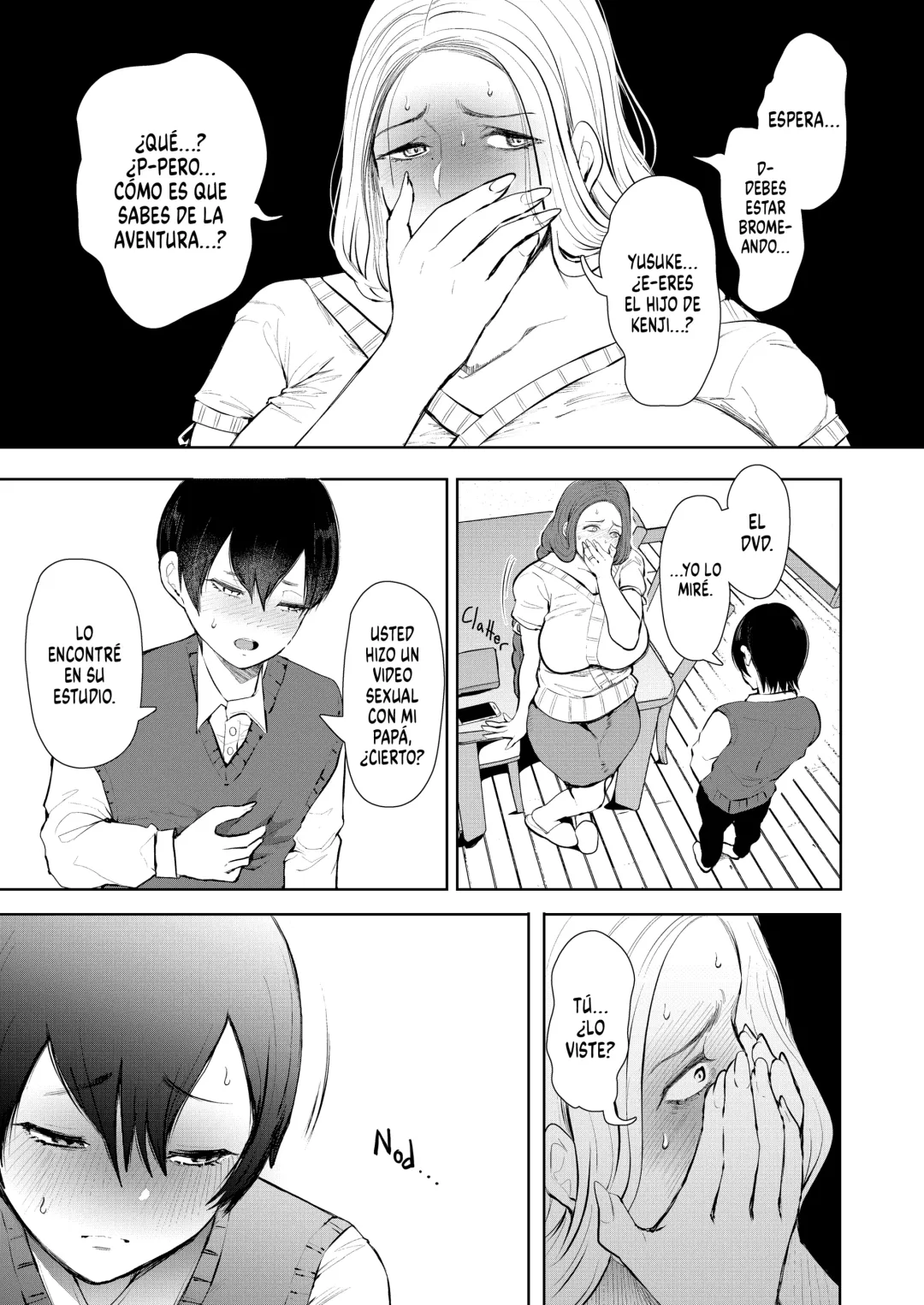 [Shomu] Mukashi no Uwaki Aite no Ko ga Jitsu wa Watashi no Musuko no Doukyuusei de - El Hijo de mi Ex-Amante es el Amigo de mi Hijo Fhentai - Page 14