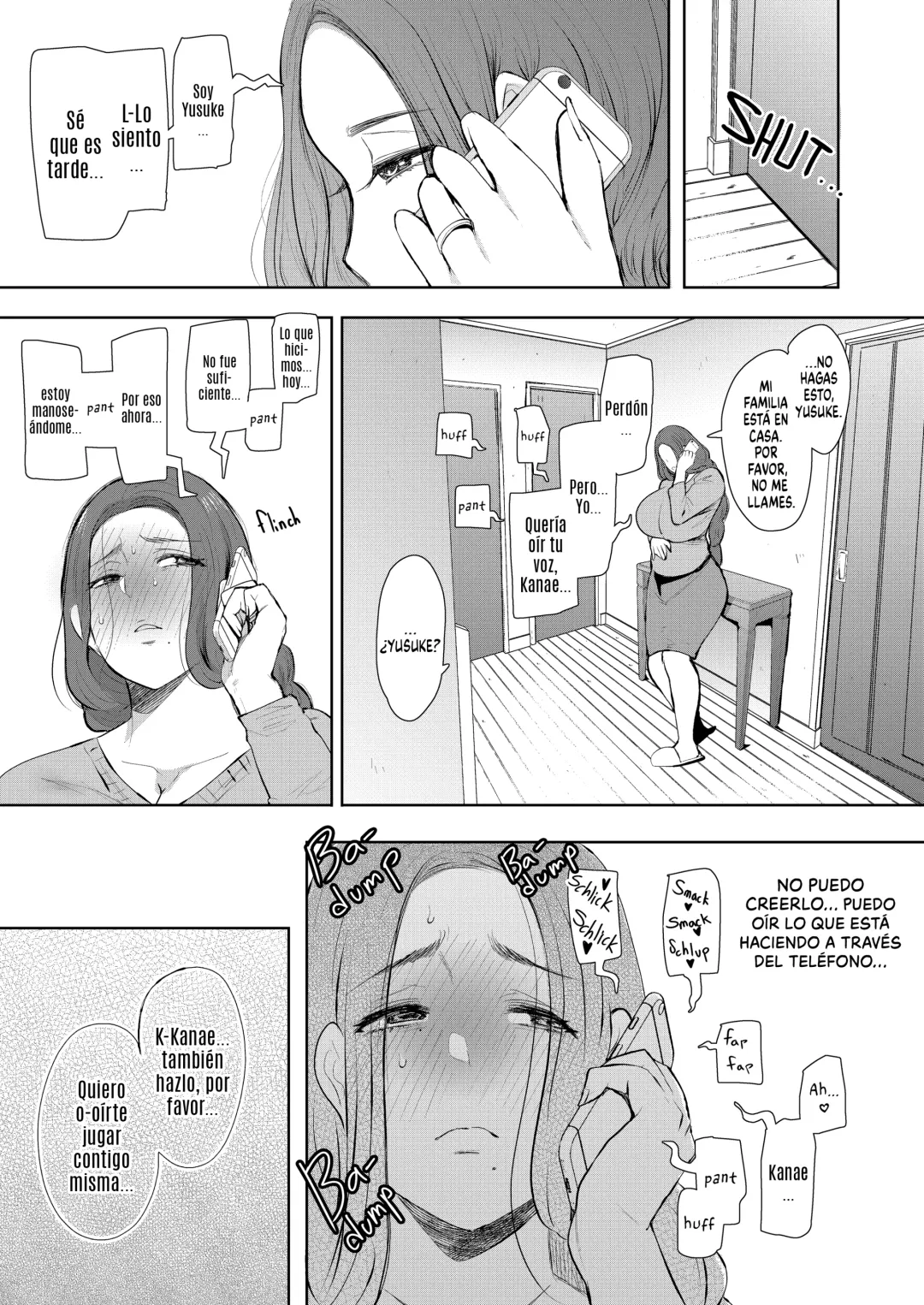 [Shomu] Mukashi no Uwaki Aite no Ko ga Jitsu wa Watashi no Musuko no Doukyuusei de - El Hijo de mi Ex-Amante es el Amigo de mi Hijo Fhentai - Page 36