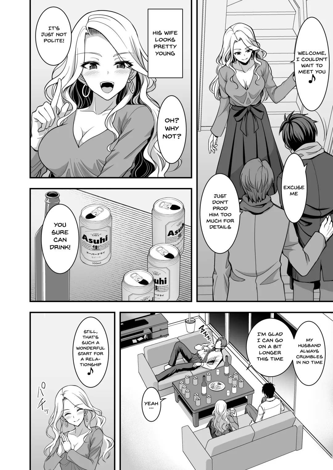 [Son Yohsyu] Toshiue Zuma no Yawaraka na Torikago ~Ore ga Joushi no Tsuma to Uwaki shite mo Tenohira no Ue~ | An Older Wife's Gentle Trap Fhentai - Page 11