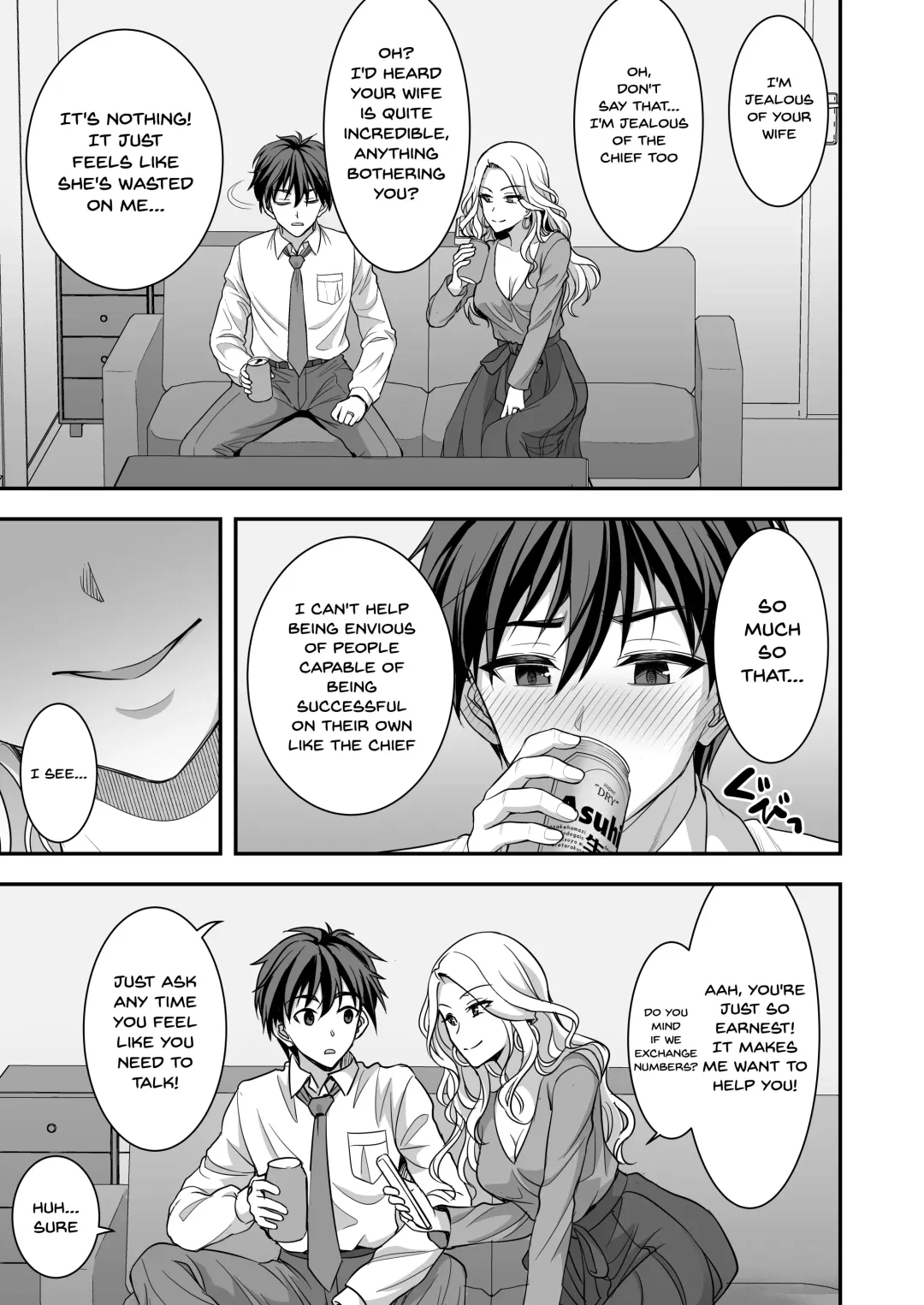 [Son Yohsyu] Toshiue Zuma no Yawaraka na Torikago ~Ore ga Joushi no Tsuma to Uwaki shite mo Tenohira no Ue~ | An Older Wife's Gentle Trap Fhentai - Page 12