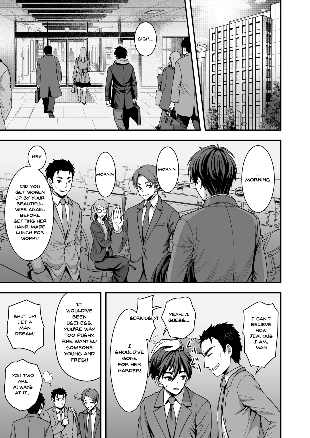 [Son Yohsyu] Toshiue Zuma no Yawaraka na Torikago ~Ore ga Joushi no Tsuma to Uwaki shite mo Tenohira no Ue~ | An Older Wife's Gentle Trap Fhentai - Page 4