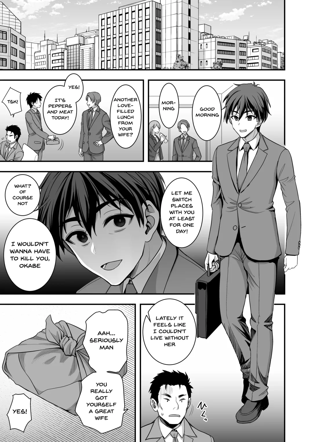 [Son Yohsyu] Toshiue Zuma no Yawaraka na Torikago ~Ore ga Joushi no Tsuma to Uwaki shite mo Tenohira no Ue~ | An Older Wife's Gentle Trap Fhentai - Page 46