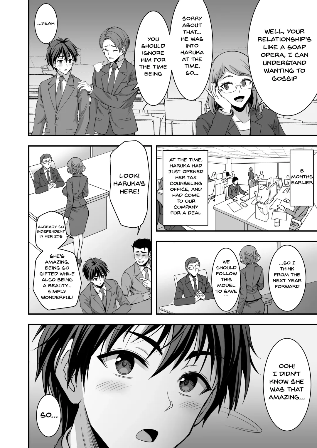 [Son Yohsyu] Toshiue Zuma no Yawaraka na Torikago ~Ore ga Joushi no Tsuma to Uwaki shite mo Tenohira no Ue~ | An Older Wife's Gentle Trap Fhentai - Page 5