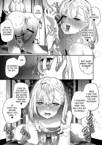 [Hagiyoshi] Hitozuma♂ Gogo no Sakusei Ajimi Special | A Wife♂'s Afternoon Cum-Tasting Special Fhentai - Page 8