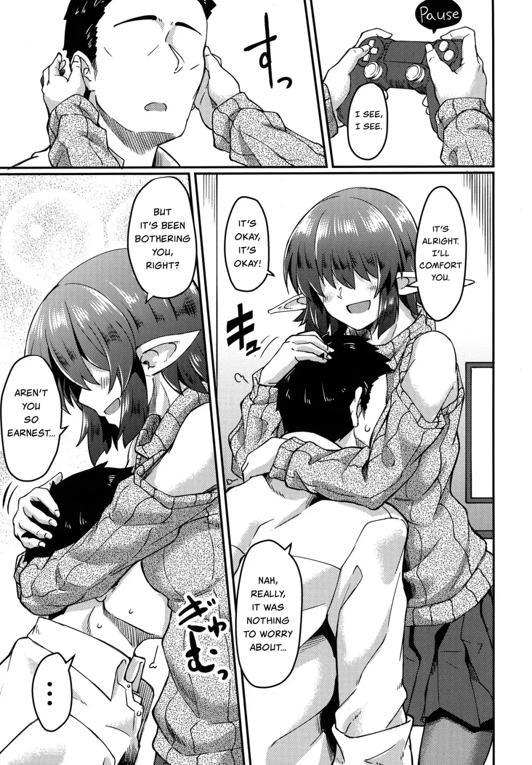 [Hirano Kawajuu] Mekakure Elf-san no Iru Seikatsu | Living with an Elf Whose Hair Hides Her Eyes Fhentai - Page 6