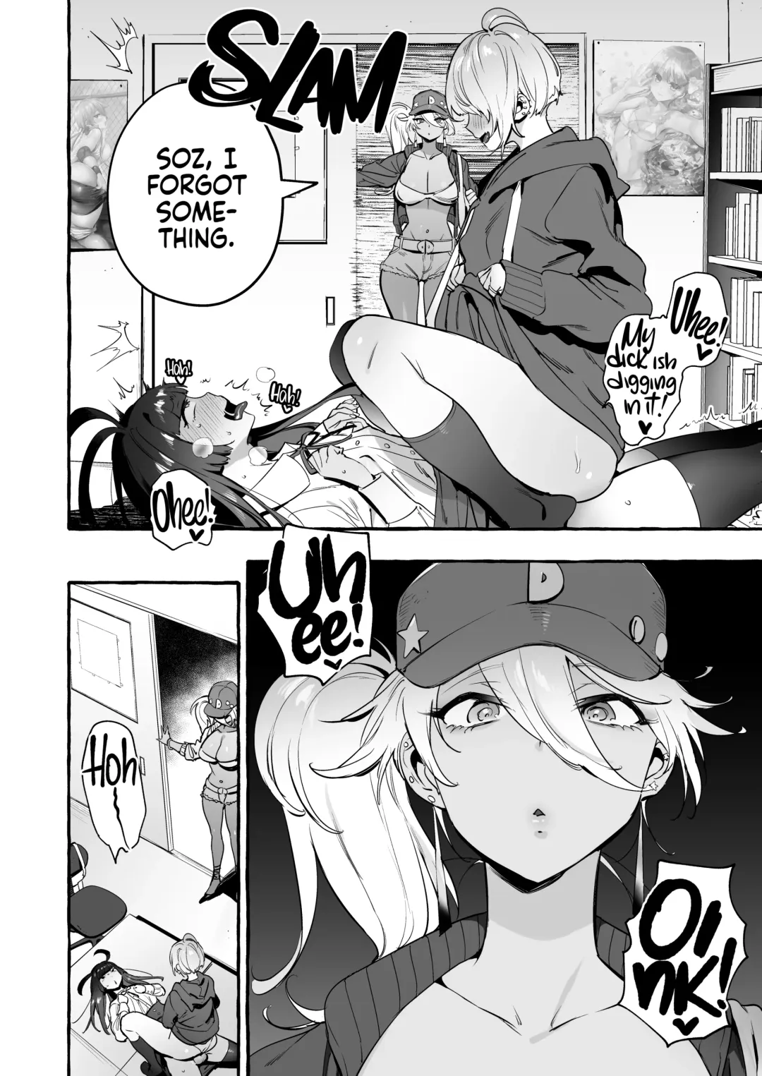 [Itami] OtaCir no KuroGal VS Bokura | Otaku Gyaru VS Us (decensored) Fhentai - Page 13