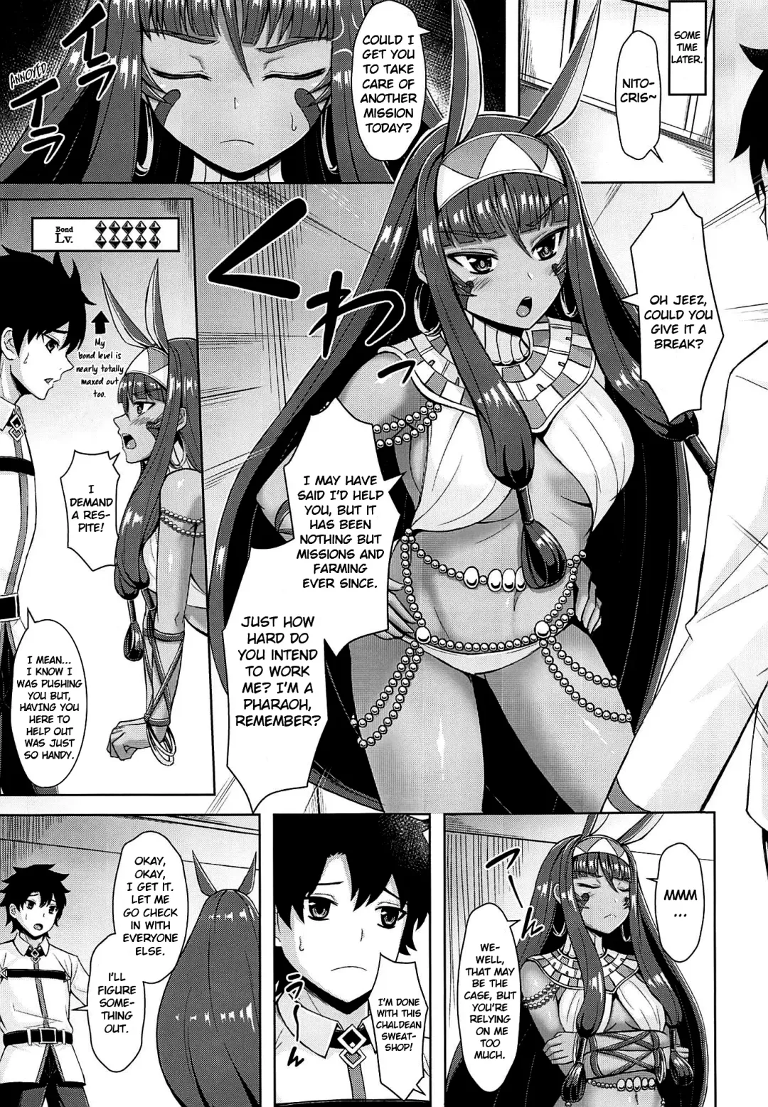 [Fuyukaze Tsubasa] Nitocris wa Iyasaretai | Nitocris Wants To Relax Fhentai - Page 6