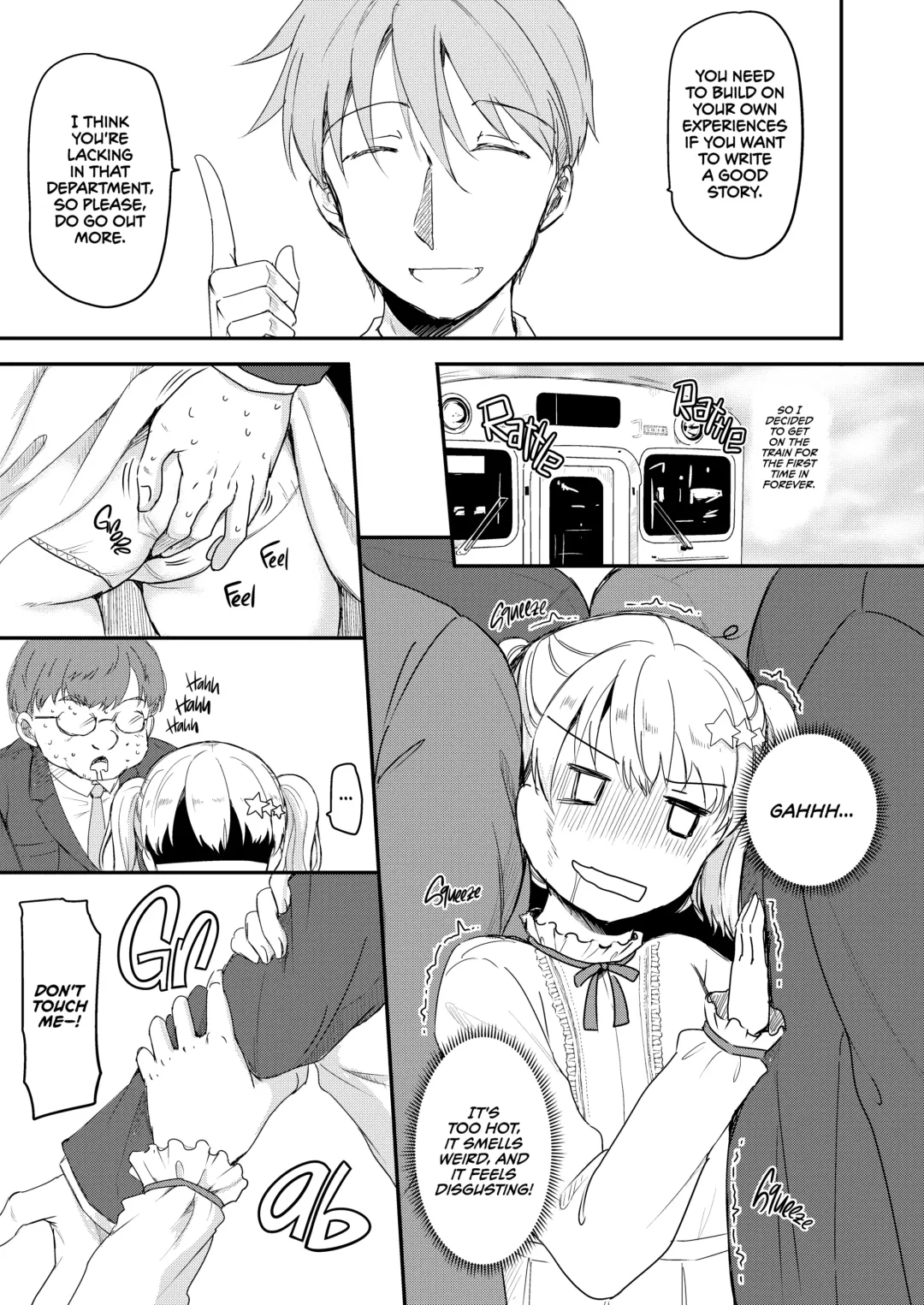 [Himeno Komomo] Escalate Chikan Gokko | Train Groper Escalation (decensored) Fhentai - Page 4