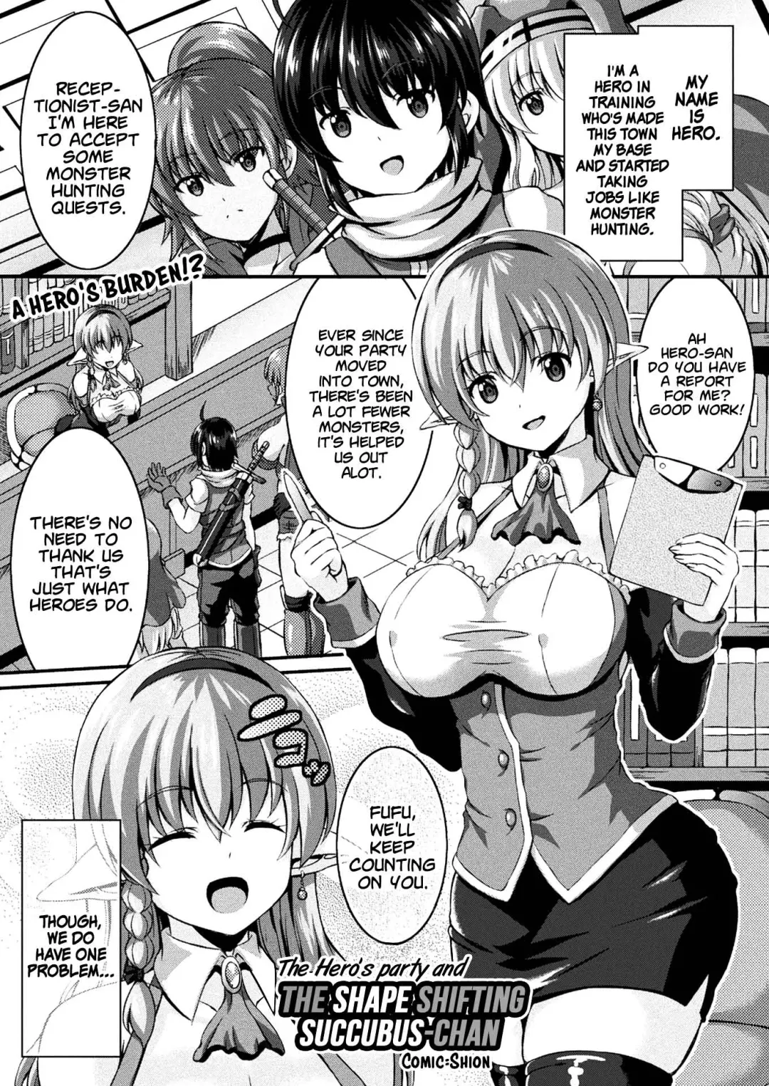 [Sion] Yuusha Party no Henshin Koakuma-chan | The Hero's party and THE SHAPE SHIFTING SUCCUBUS-CHAN Fhentai - Page 1