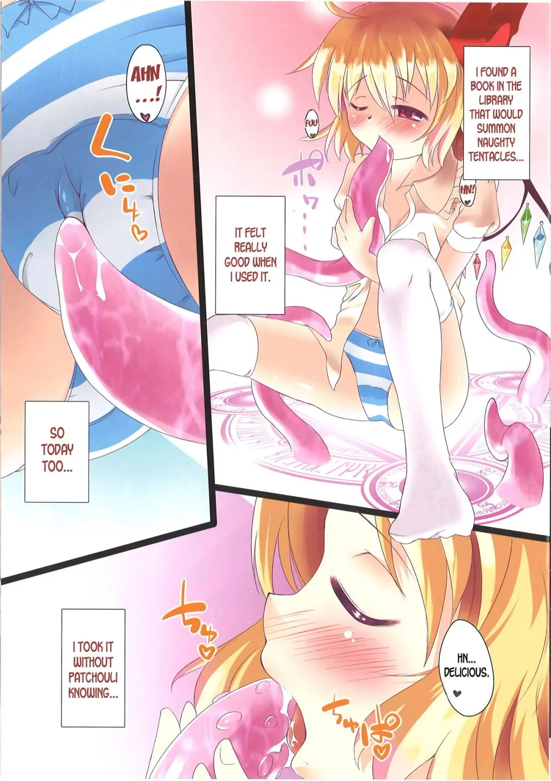 [Sujoyushi] Flan-chan ga Shokushu de Onanie suru Hon Fhentai - Page 4