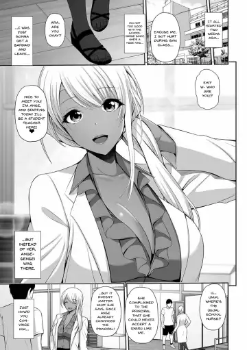 [Toba Yuga] Kuro Gal Hokeni Jisshuu Chu~! | Practical Lessons with a Black Gal Nurse Fhentai - Page 5