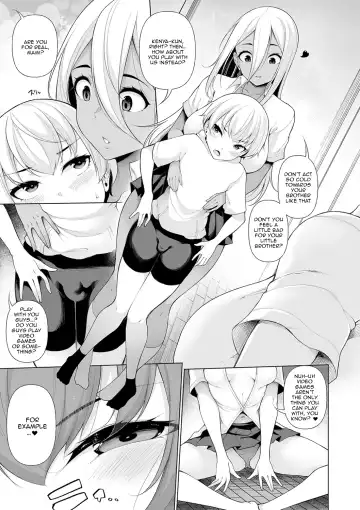 [Sakamata Nerimono] Zenbu Gal na Nee-chan no Sei | It's All The Gal Nee-chans' Fault Fhentai - Page 7
