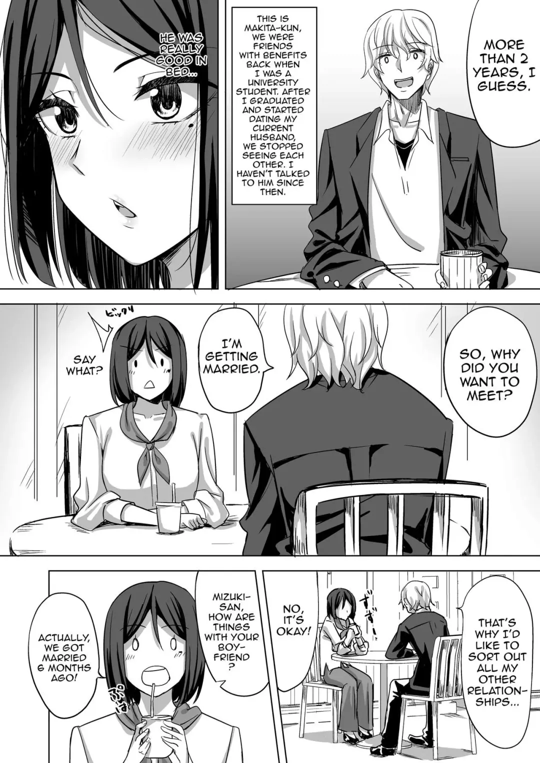 [Nosa] Inran Hitozuma no Uwaki Nikki "Mukashi no SeFri" | Diary Of a Cheating Housewife Fhentai - Page 5