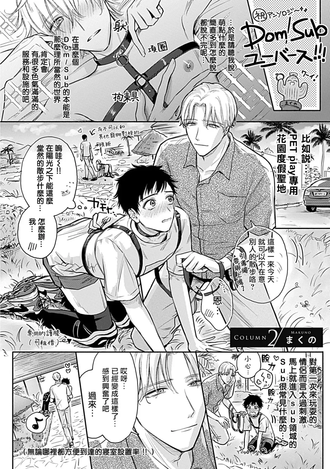 [Yoshinaga Darao] Dom/Sub Universe BL Fhentai - Page 186