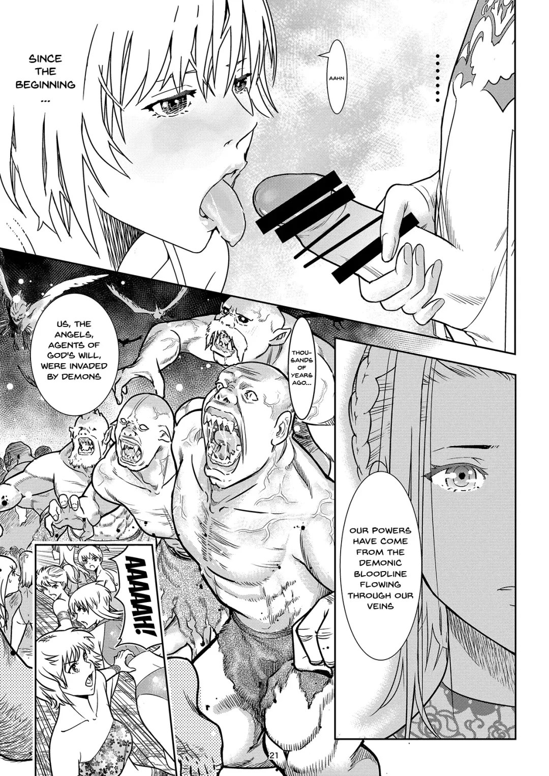 [Shiratama] Seigun no Tami Freejia - Kakusei no Yuuwaku | Holy Warrior Freejia's Awakening Temptations Fhentai - Page 20