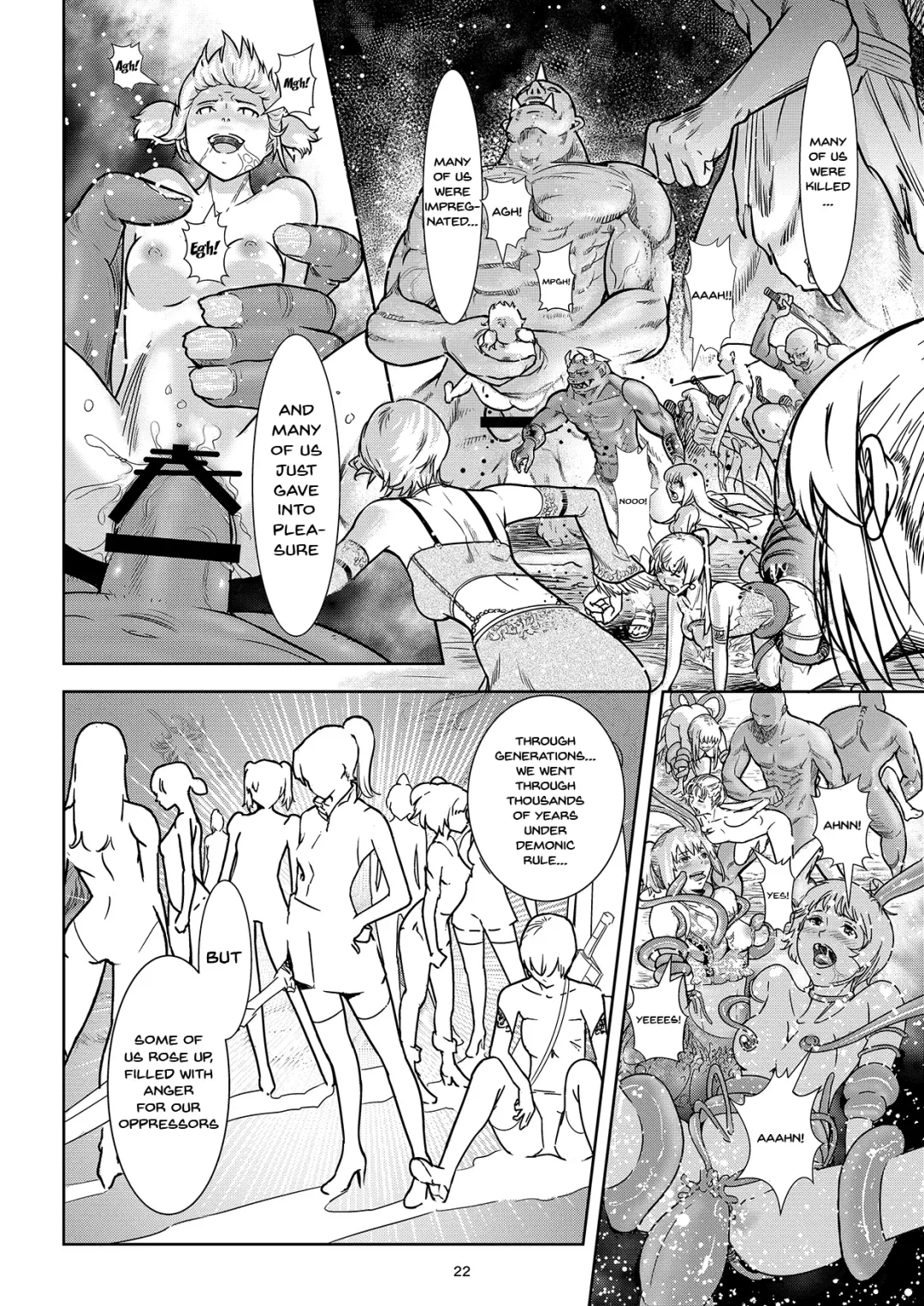 [Shiratama] Seigun no Tami Freejia - Kakusei no Yuuwaku | Holy Warrior Freejia's Awakening Temptations Fhentai - Page 21