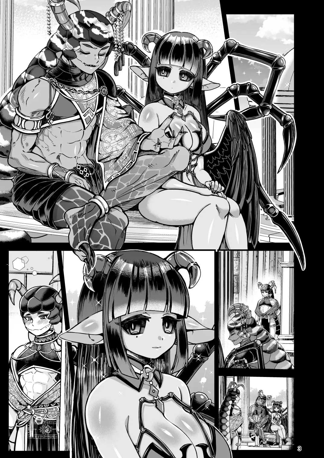 [Chifuyu - Chifuyu Appleton] Clavelle to Miosotis ~Jingai Fuufu no Shoya~ Fhentai - Page 3