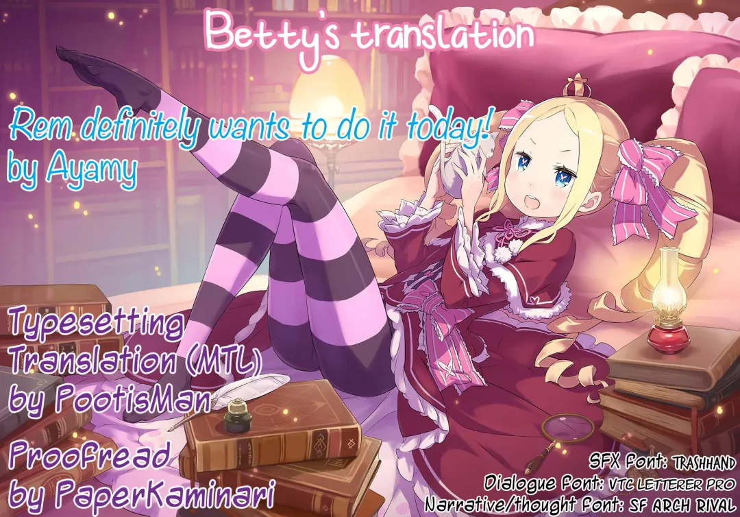 [Ayamy] Rem wa Kyou Zettai Yaritai! | Rem definitely wants to do it today! Fhentai - Page 23