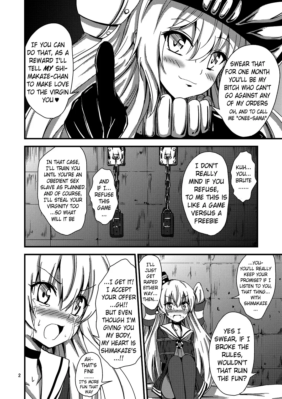 [Aikawa Ryou] Kuubo Wo-Kyuu-chan no Amatsukaze Yuri Dorei Choukyou -Shiri Dorei Keiyaku Hen- | Standard Carrier Wo-Class's Amatsukaze Yuri Slave Training ~Ass Slave Agreement~ Fhentai - Page 3