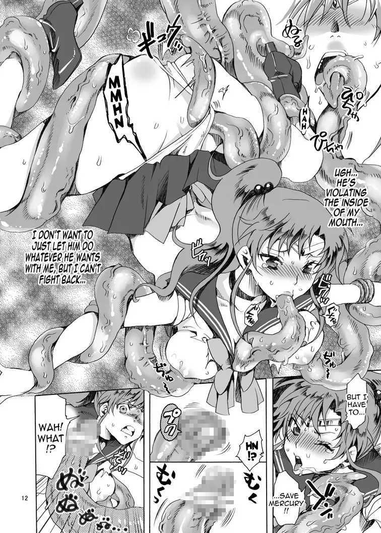 [Yu-ri] Bishoujo senshi ni oshioki! ~ Shokushu-hen ~ ! | Punish the Pretty Sailor Soldiers ~Love and Justice~ Fhentai - Page 11