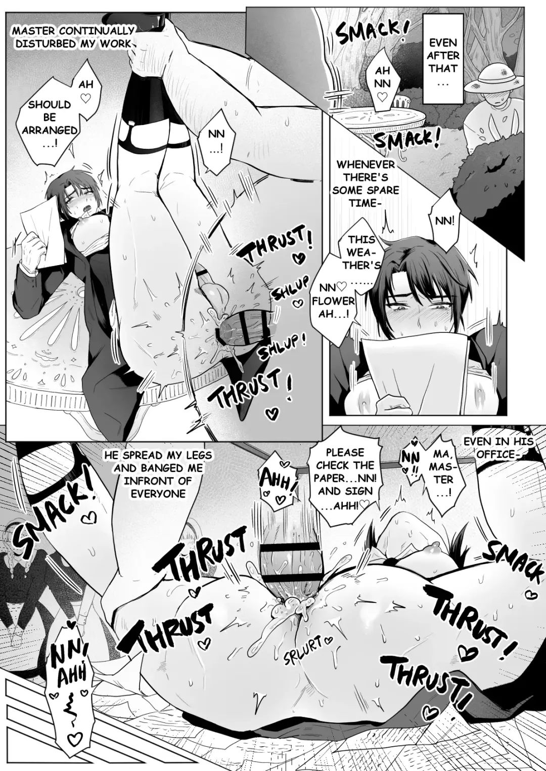 Junjin no Koto ga Daikirai na Shutsuji no Nukari no Nai Seishori Gyoumu | Perfect Sexual Assistant of Butler Who Detest the Master Fhentai - Page 19