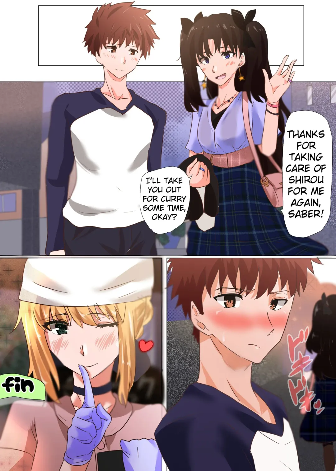 [Yanagie Terasu] Saber X Shirou Fhentai - Page 8