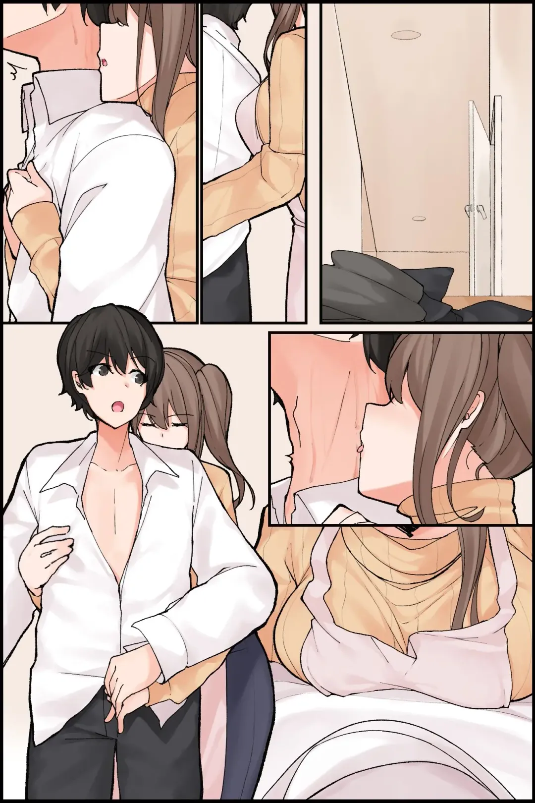 Mechakucha Eroi Karada no Sewazuki Osananajimi to, Cool-kei Kyonyuu Bijin Douryou to Oren-chi de 3P Harem!? Fhentai - Page 56