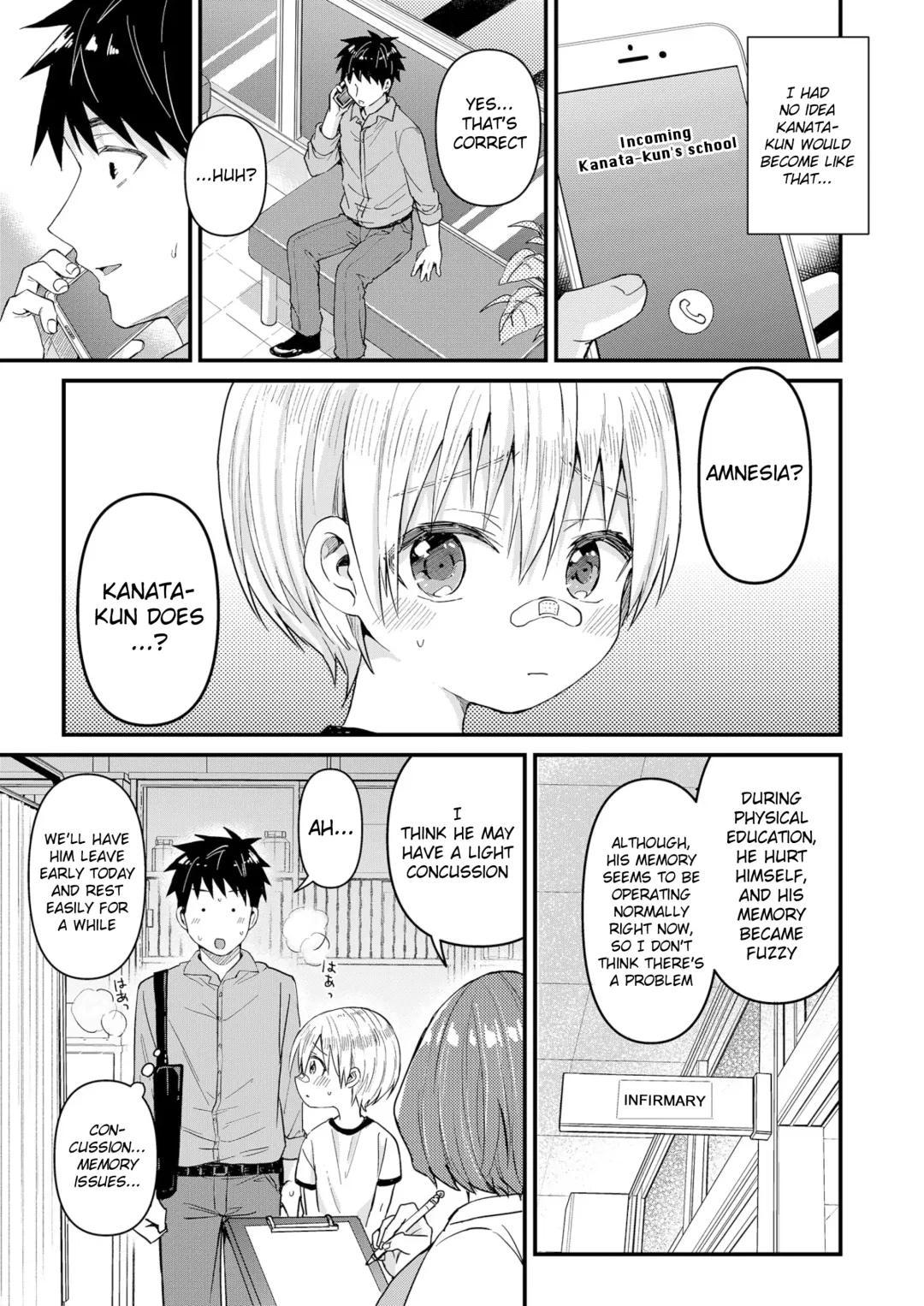 [Tori] Kioku Soushitsu Shita Kanata-kun to Ecchi na Koto o shichau Hon Fhentai - Page 8