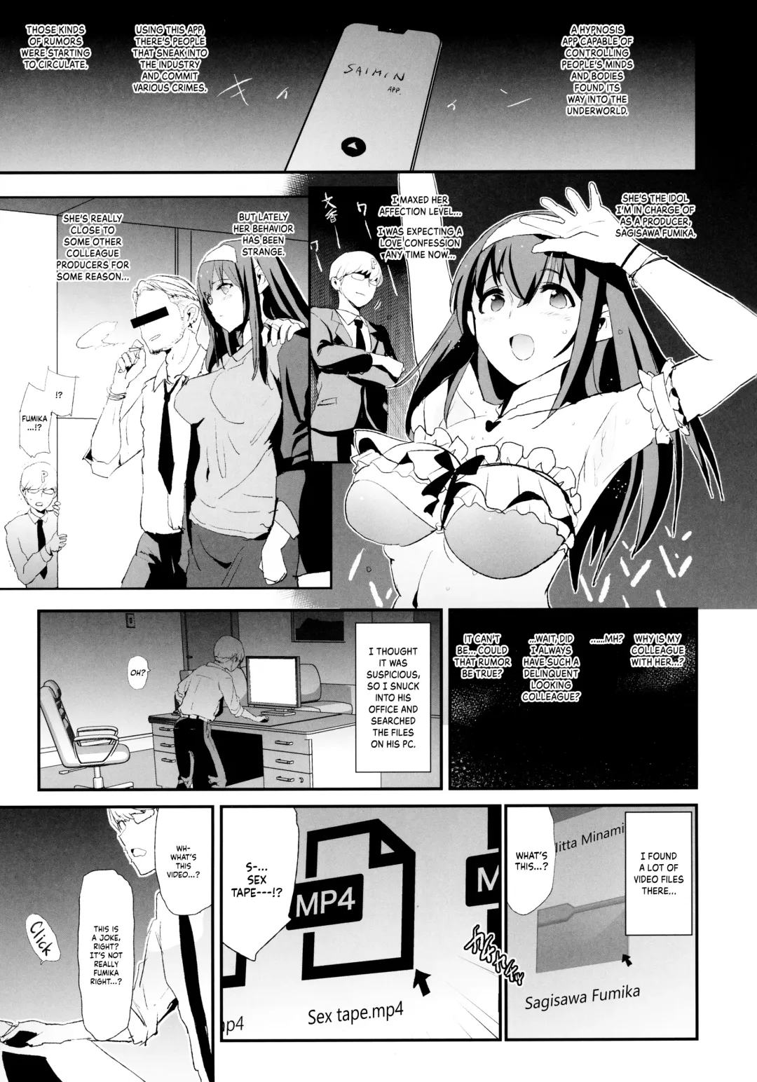 [Dokurosan] Sagisawa Fumika no Dosukebe Hamedori Interview + Omake Paper (decensored) Fhentai - Page 2