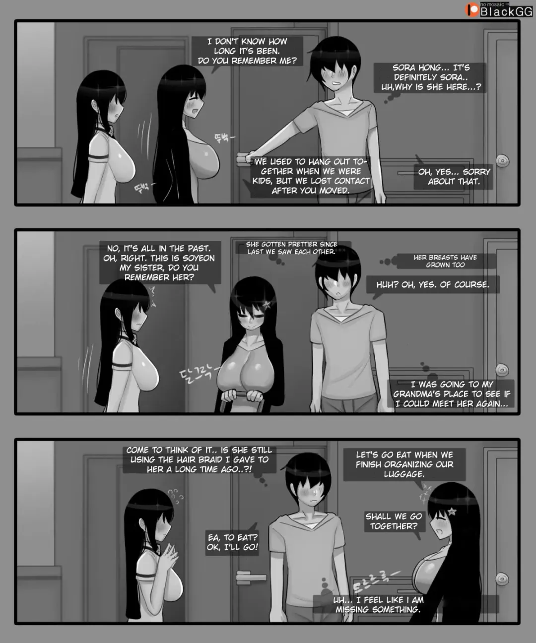 [Blackgg] The story of a childhood friend becoming father's lover 1 Fhentai - Page 7